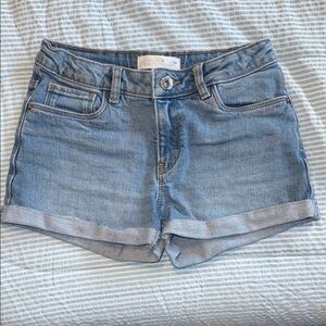 Zara Classic Blue Denim Shorts